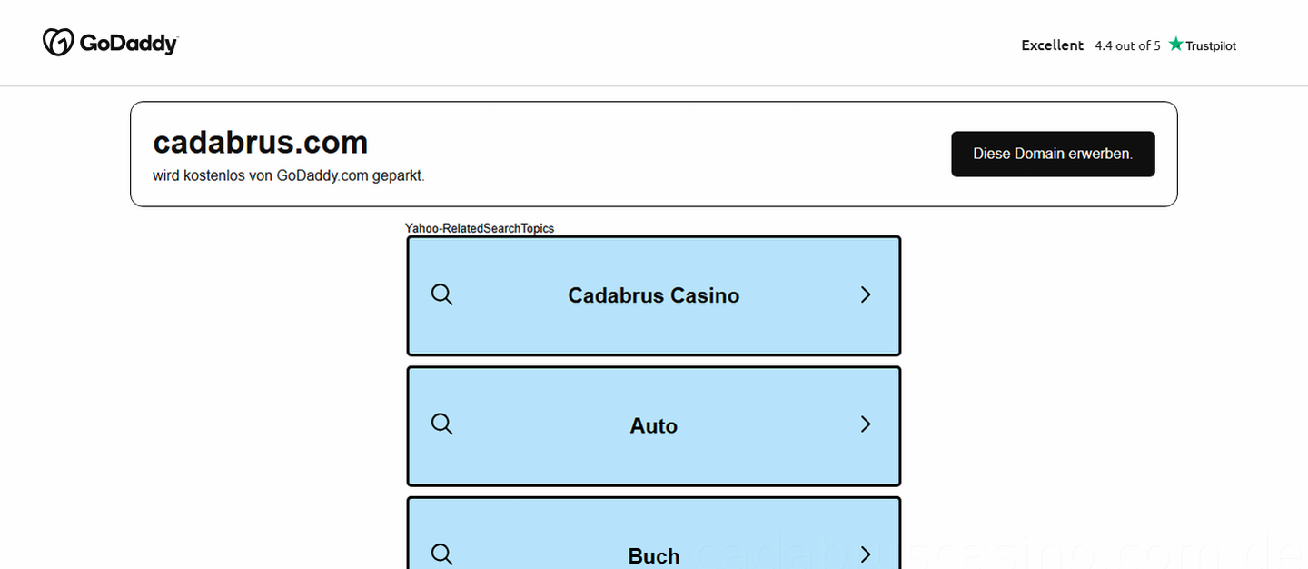 Cadabrus Casino Gaming Banner